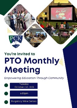 October PTO Meeting at Purgatory Wine Cellars